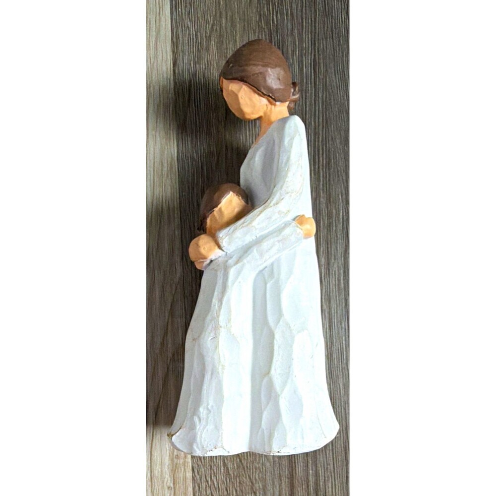 Mother & Child Figurine Hand Painted 5 1/2 Inch A16